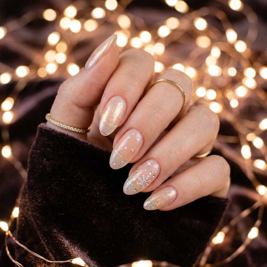 Fairy Light Glow Nail Designs