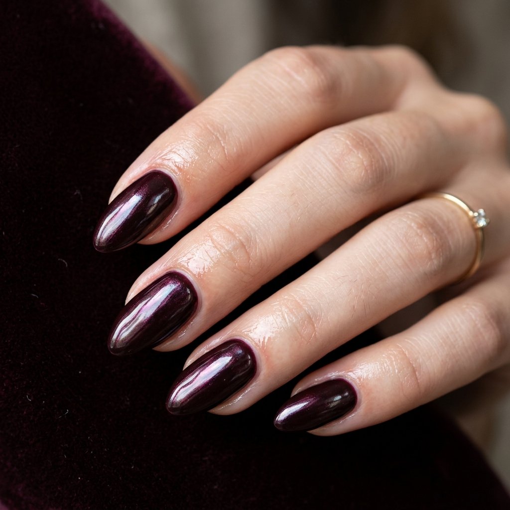 35 Black Cherry Nails Ideas That Look Incredibly Expensive 2 Black Cherry Glazed Nail Ideas