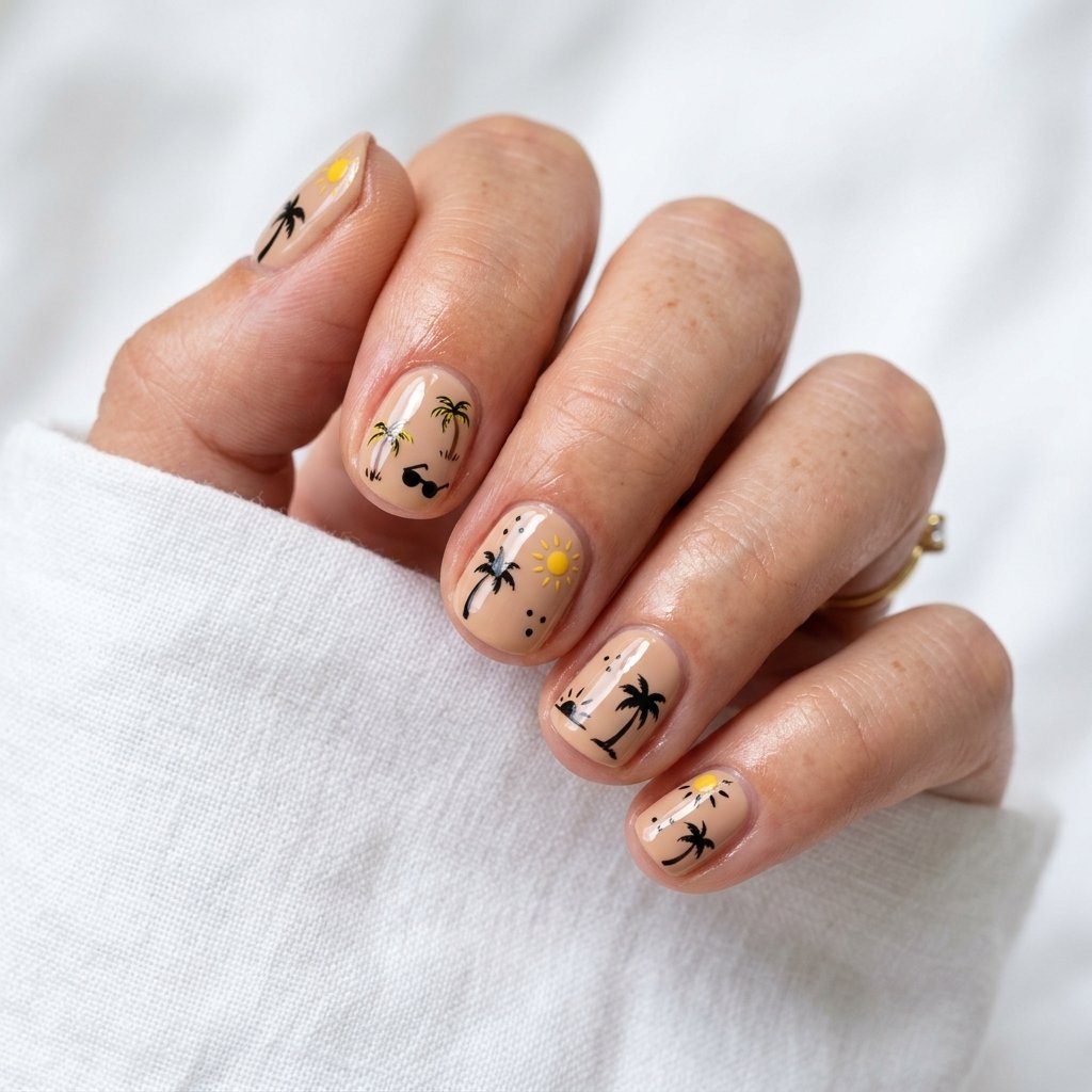 34 Stunning Trendy Summer Nails Worth Copying This Year 2026 4 Vacation Mode Nail Art