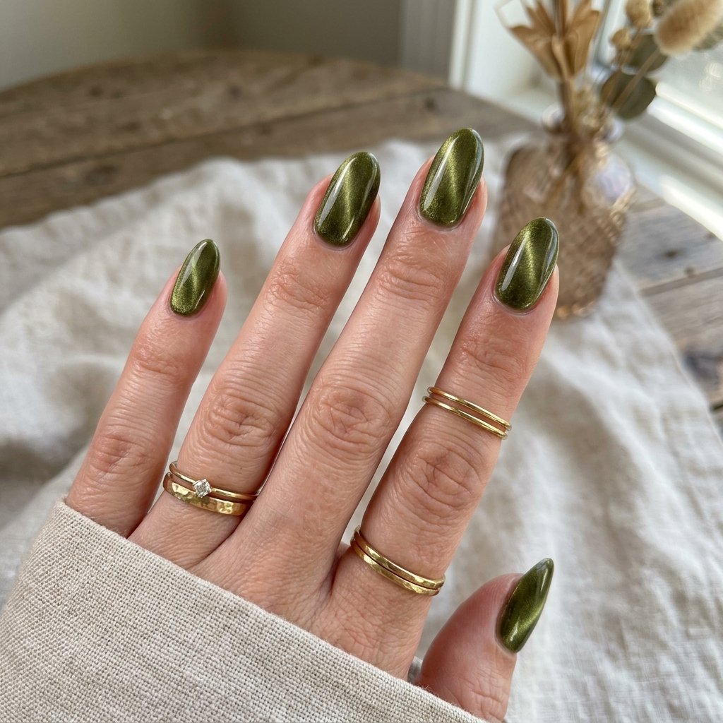 Olive Green Velvet Magic