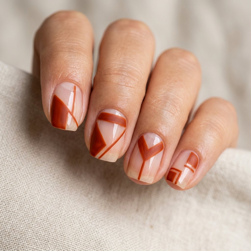 Orange Negative Space Concept
