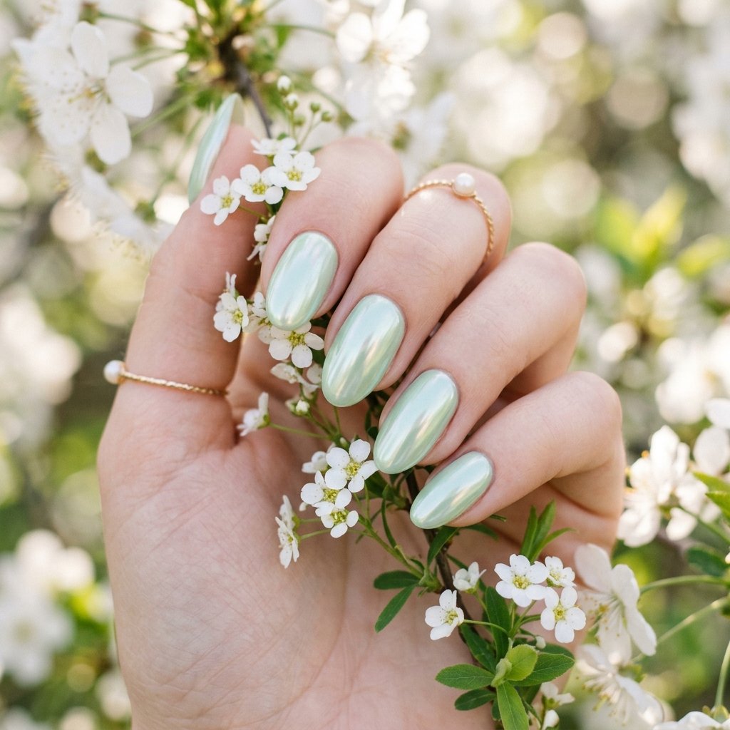 Pastel Green Chrome 