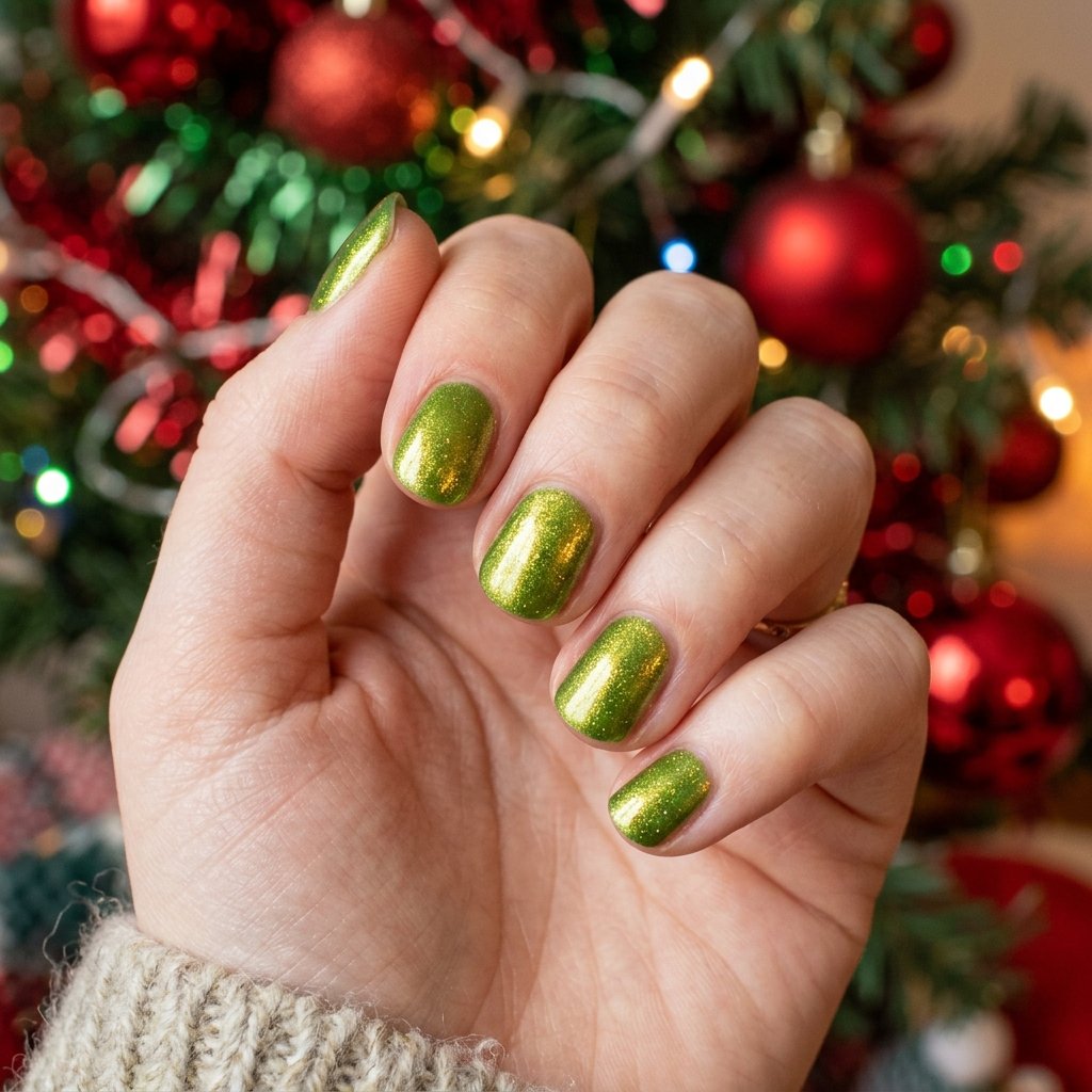 Pear Green Vibrant Holiday Pop