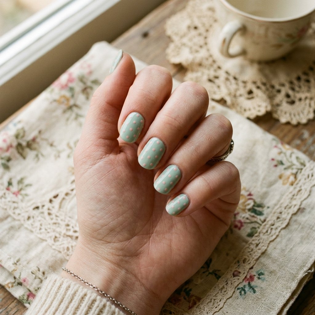 Vintage Pink and Mint Green Aesthetics