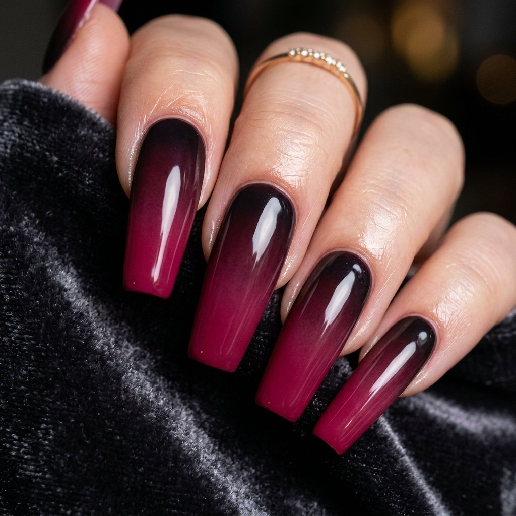 Midnight Pink Ombre Effect