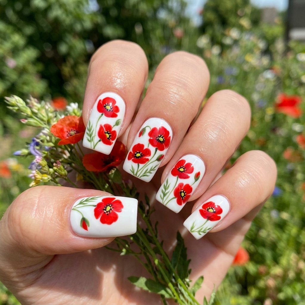 Radiant Poppy Blooms