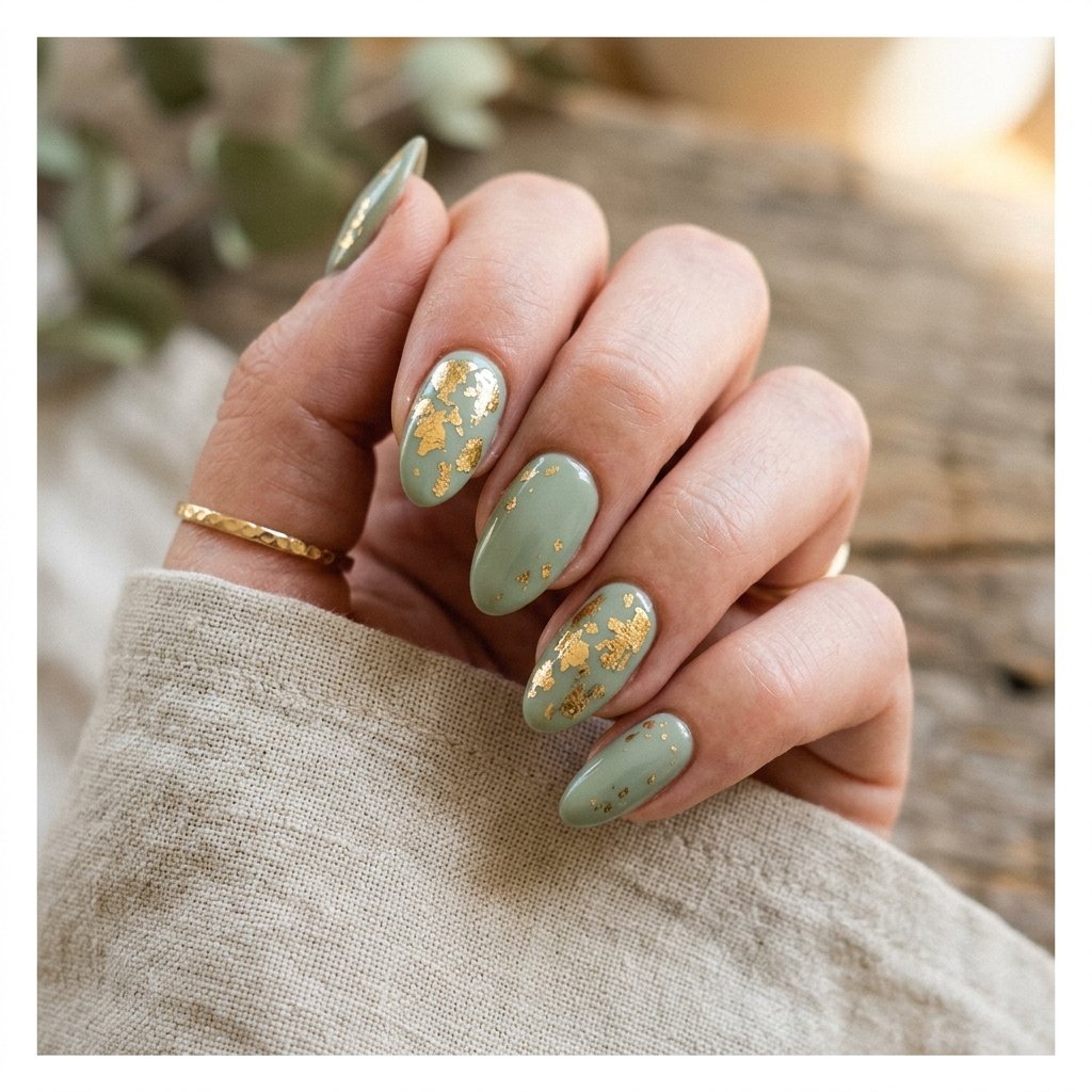 Sage and Gold Foil Harmony