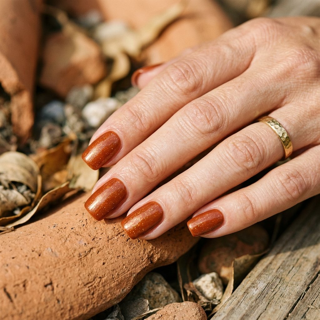 Shimmering Burnt Sienna Style