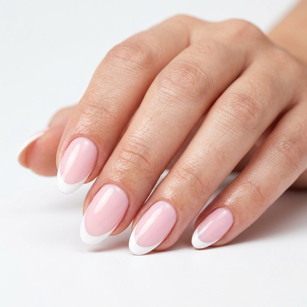 Press On Pink French Tips