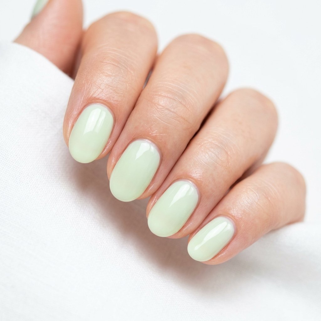 35 Best Green Summer Nails for a Bold Warm Season 2026 32 Honeydew Green Nails
