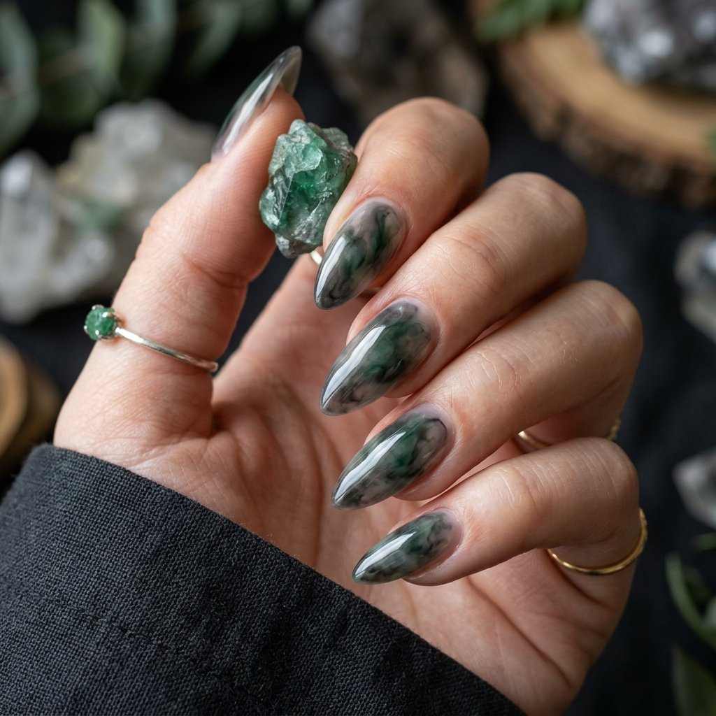 Smoky Emerald Quartz Aesthetic