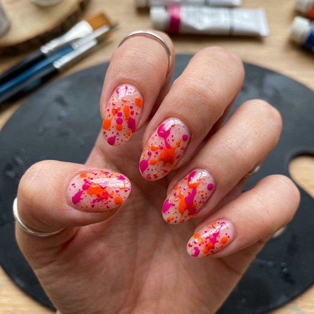 Artistic Splatter Paint Effects