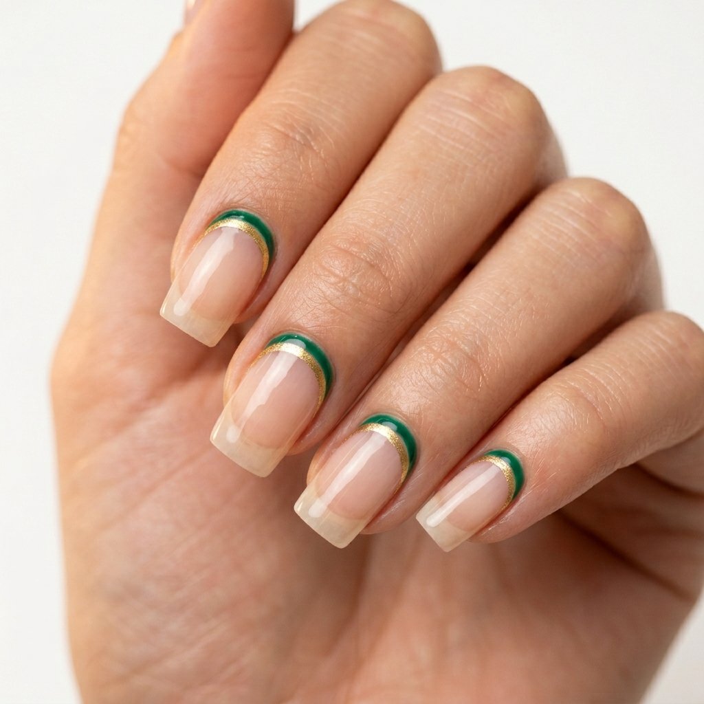 35 Top Most Viral Double French Tip Nails of the Season 2026 6 Reverse Double French Tip Nails