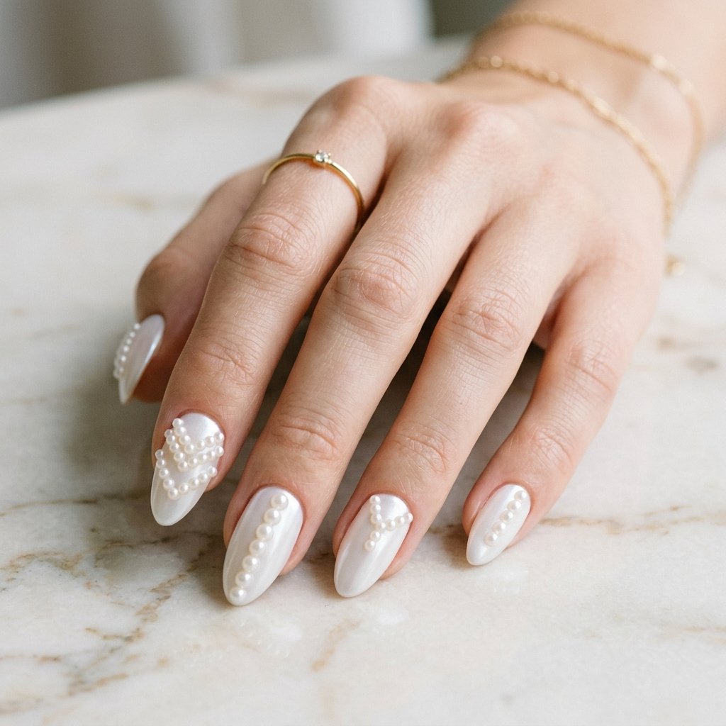 Minimalist Pearl Placements