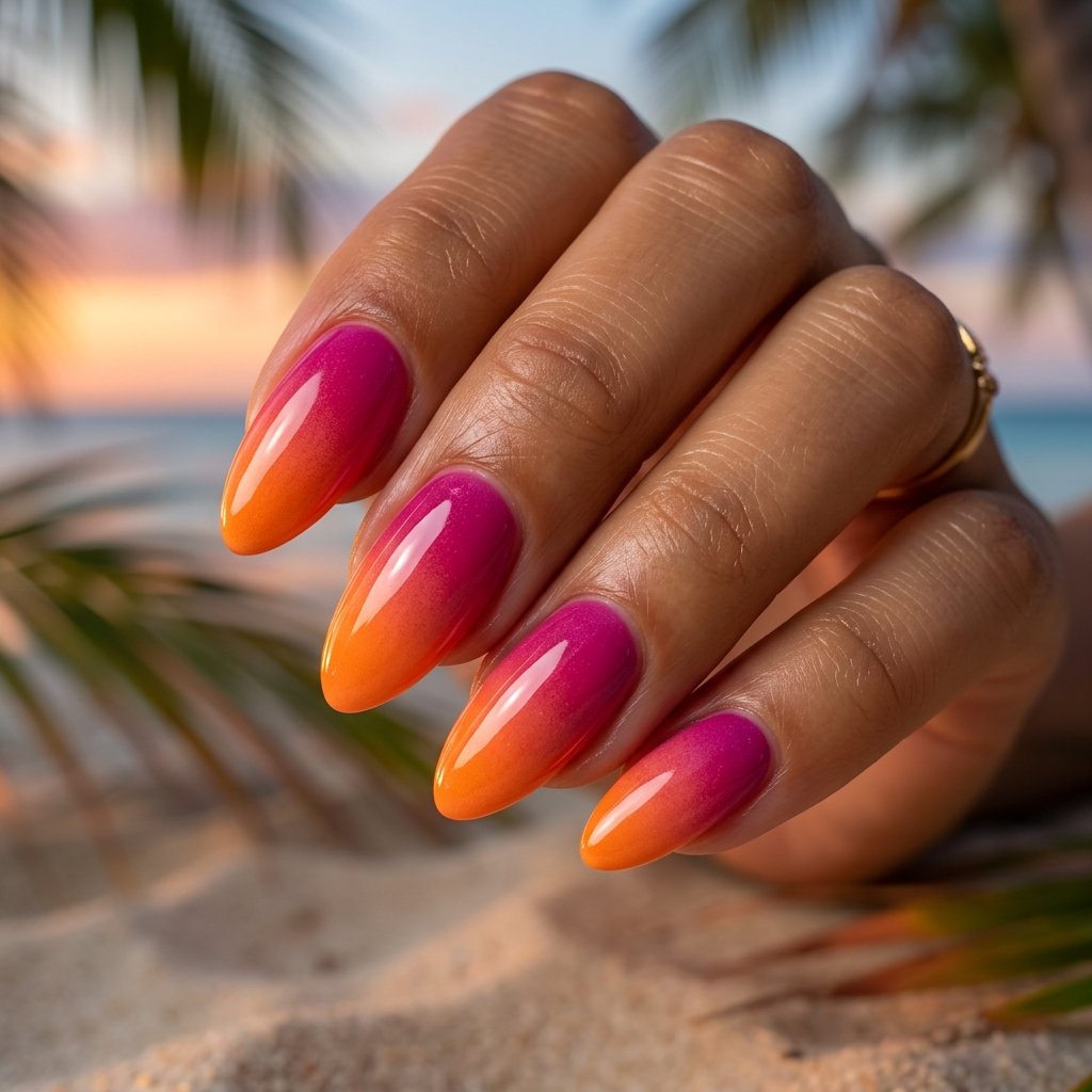 Tropical Sunset Ombre