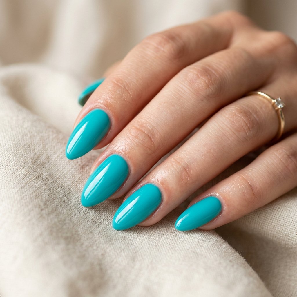 Bright Summer Acrylic Almond Nails