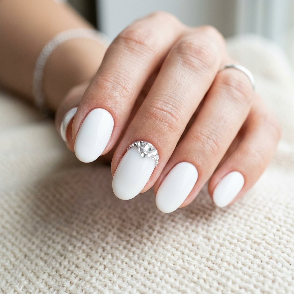 Delicate Rhinestone Accents