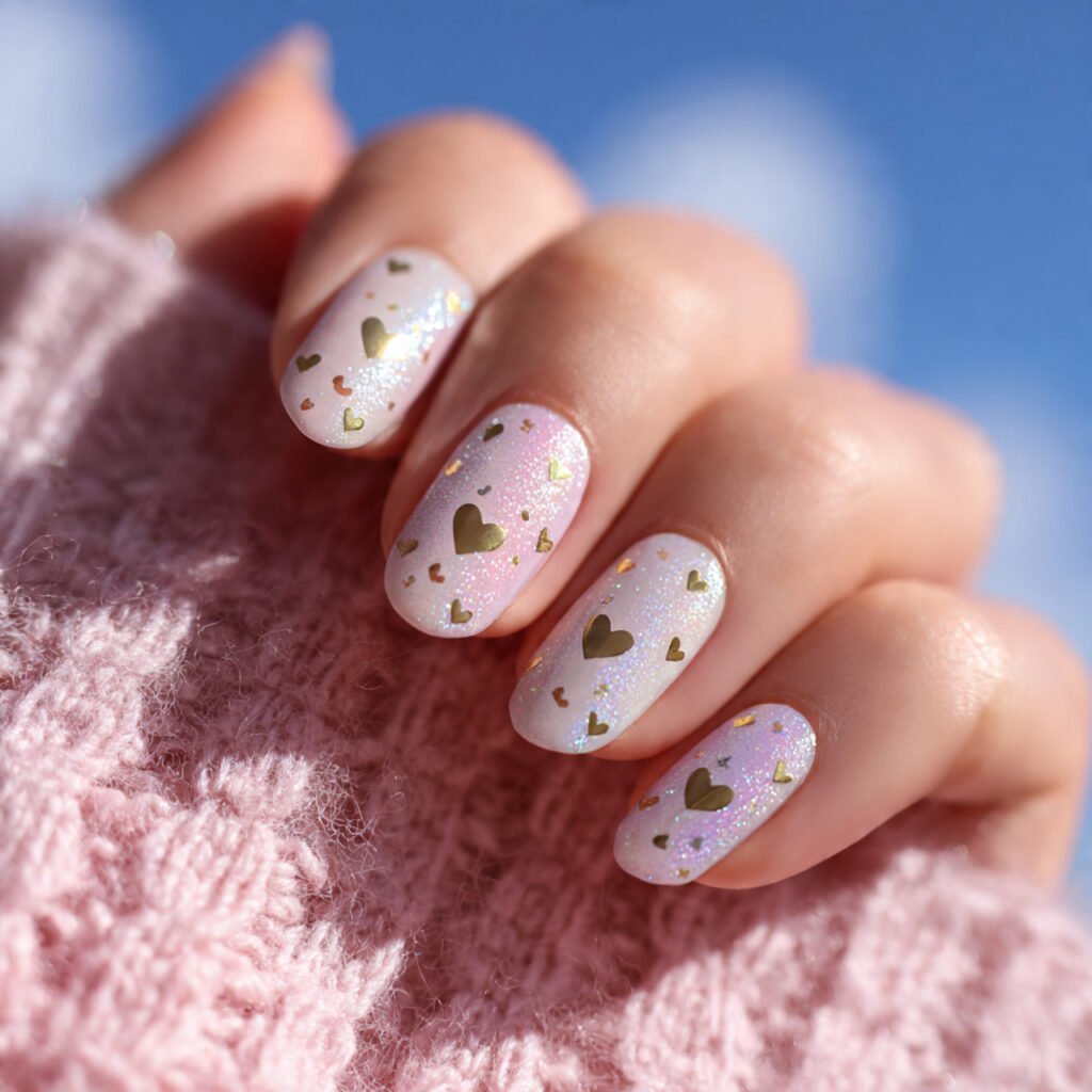 Shimmering Heart Motif Designs