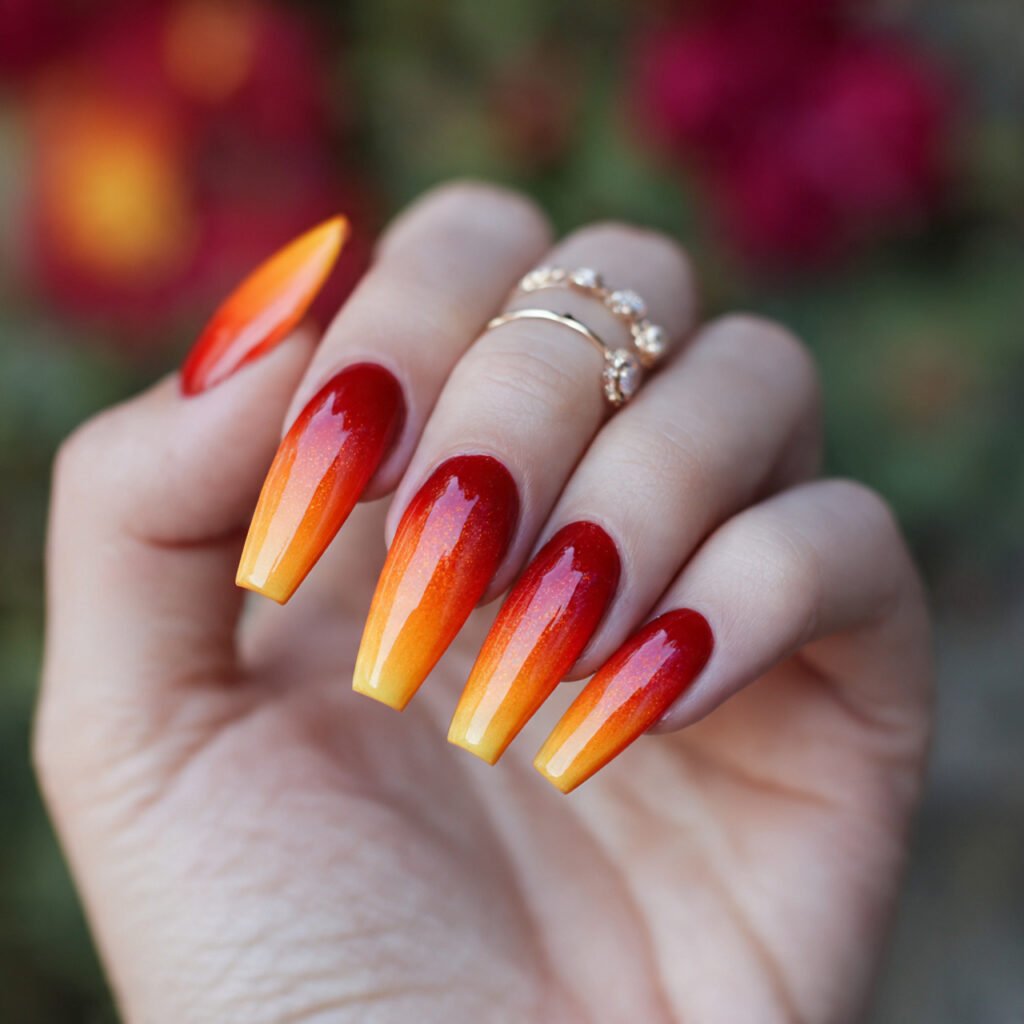 Sunset Gradient Red Tones
