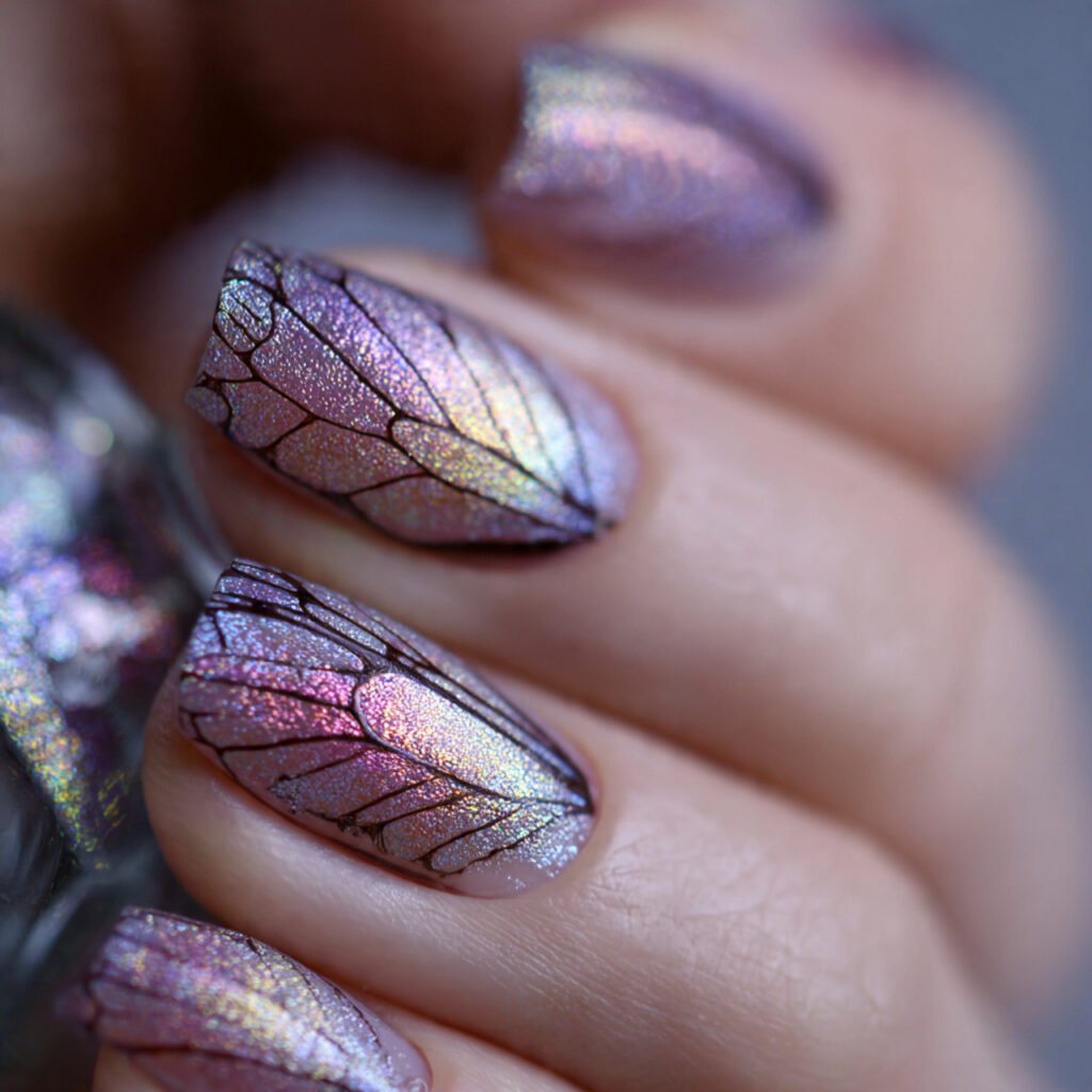 Delicate Butterfly Wing Details