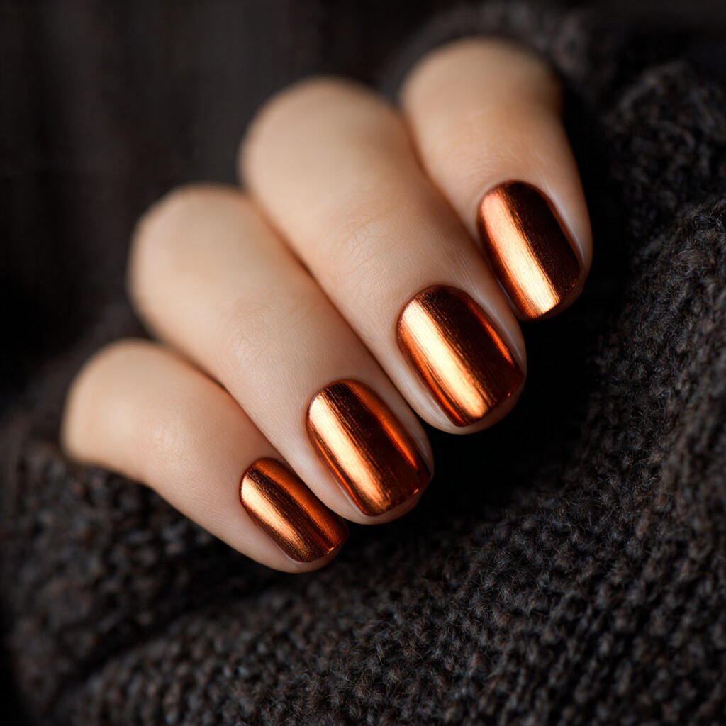 Warm Copper Metallic Finishes