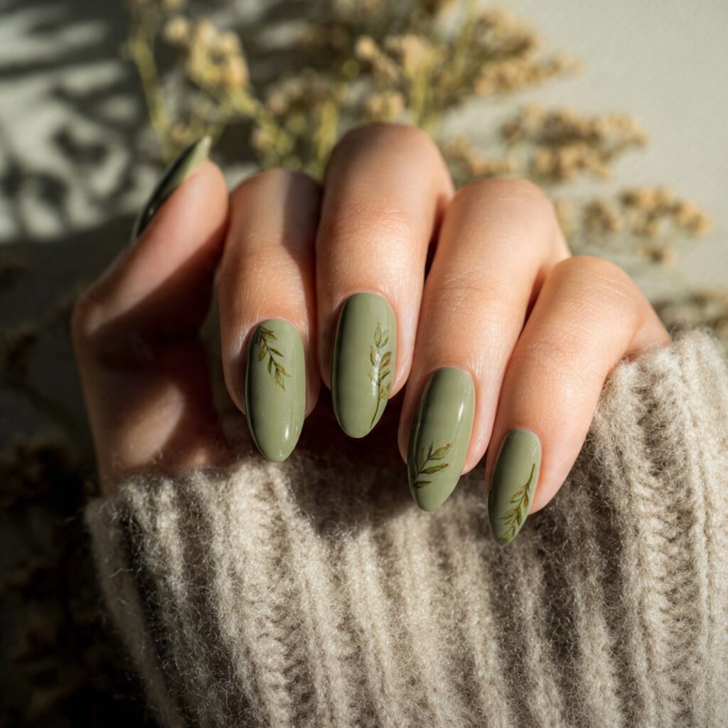 Sage Green Botanical Whispers