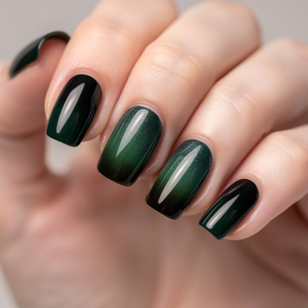 Dark Evergreen Ombré