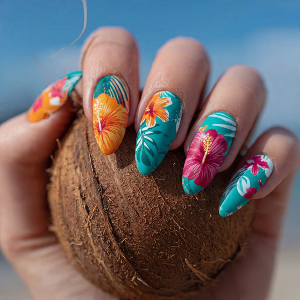 Vibrant Tropical Summer Patterns