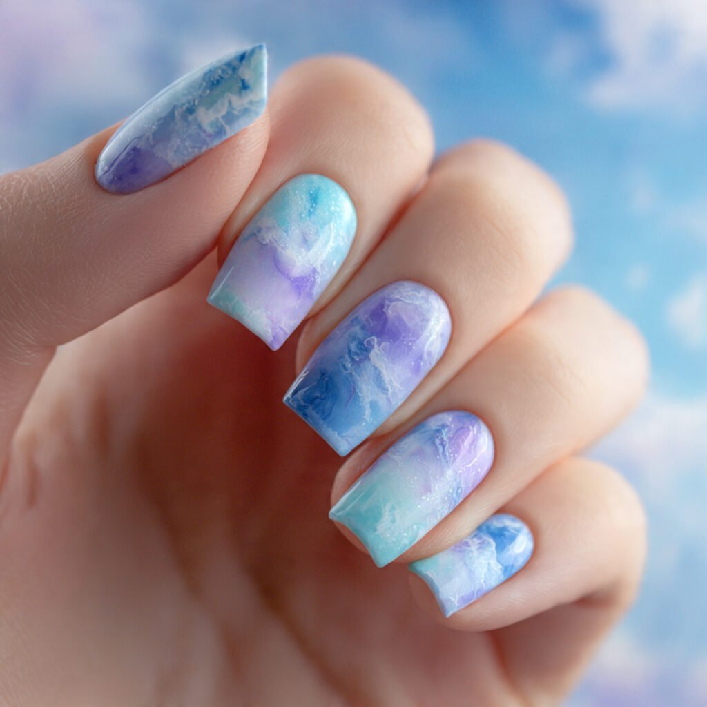 Abstract Watercolor Pastel Blends