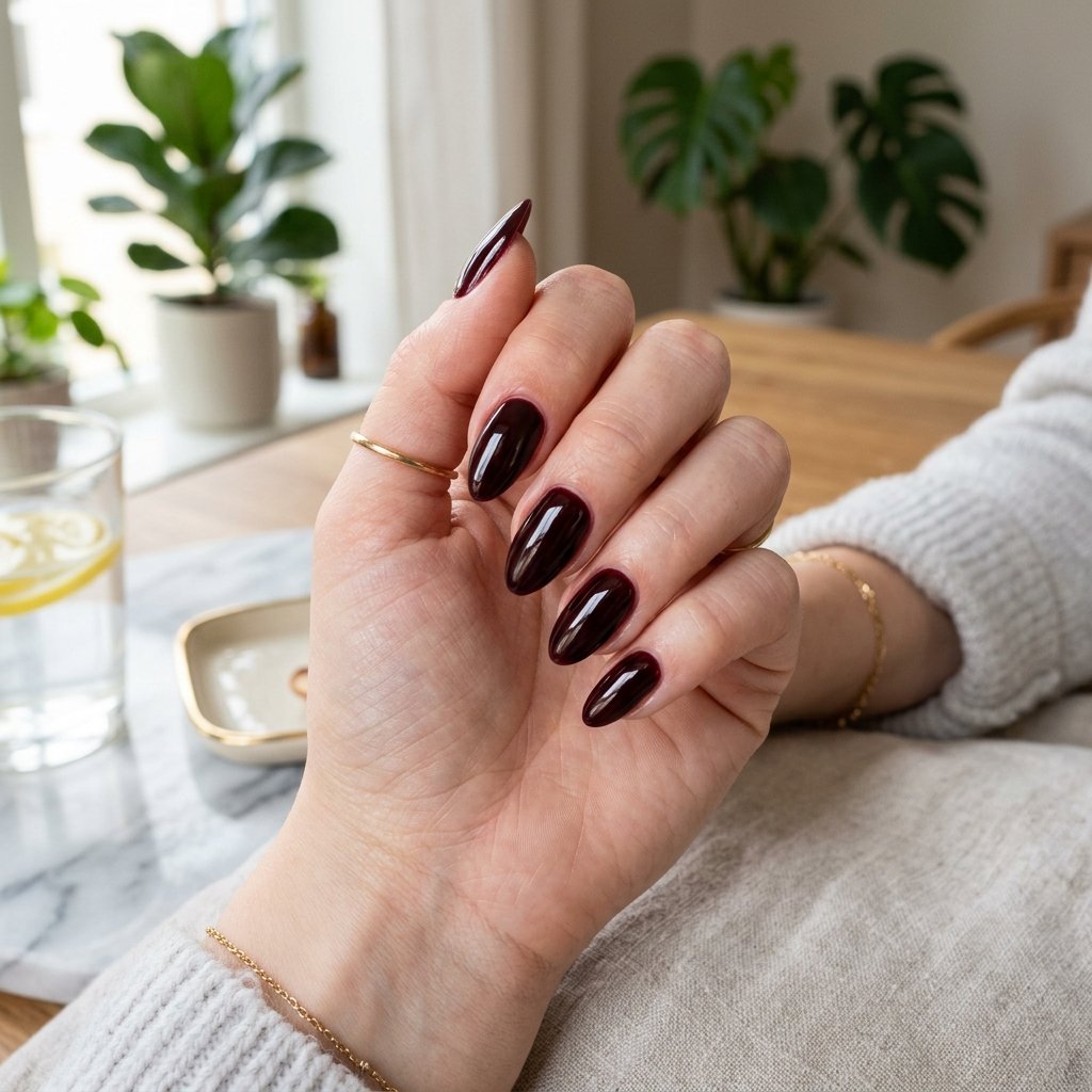 Irresistibly Deep and Elegant Black Cherry Nails Ideas to Obsess Over