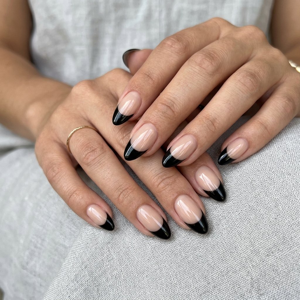 Best Black French Tip Nails Ideas to Try Right Now