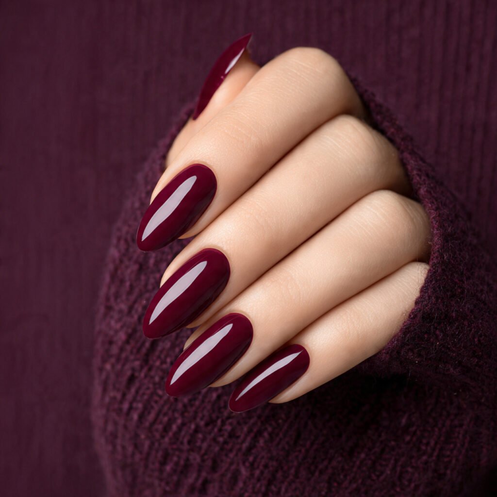 Deep Plum Wine Elegance