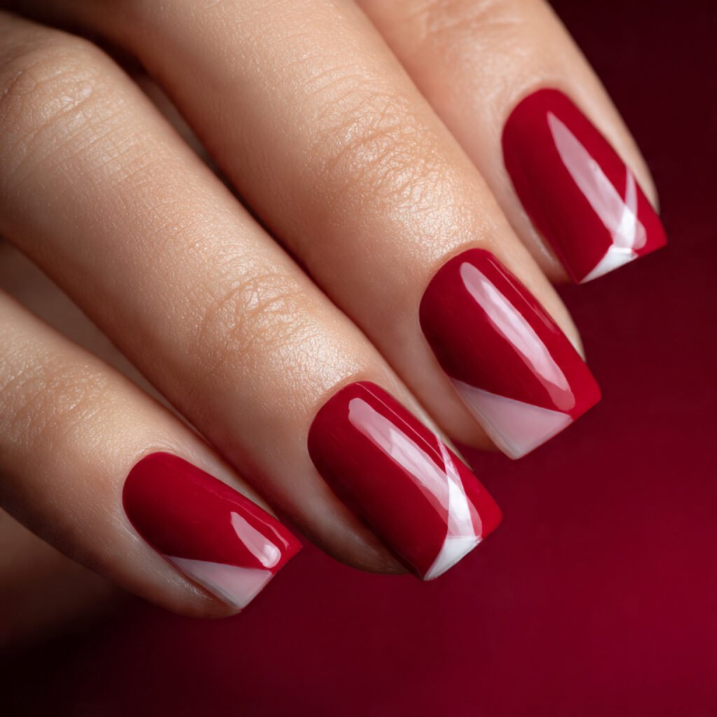 close up macro photograph of square shaped nails w