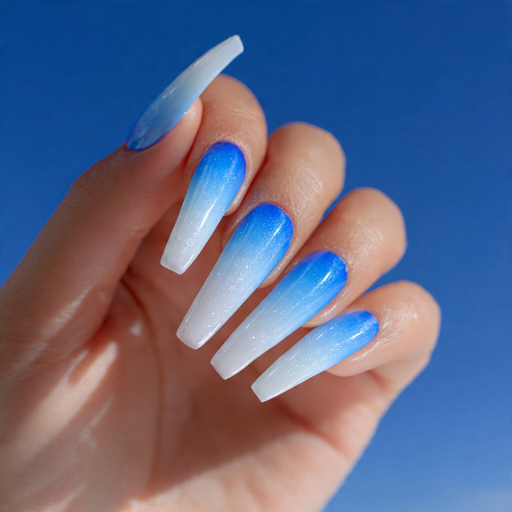 Sky Blue Gradient Transitions Ideas