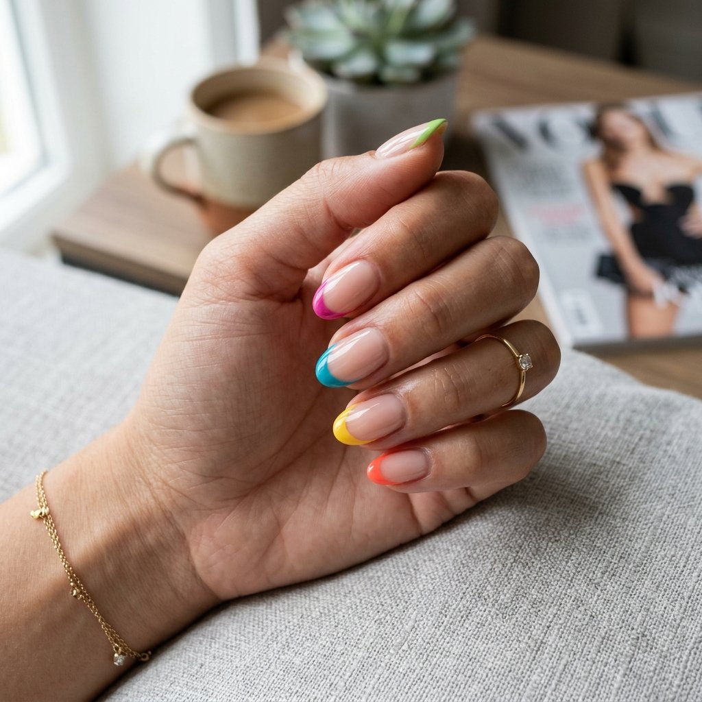 Best Colorful French Tip Nails Ideas to Try
