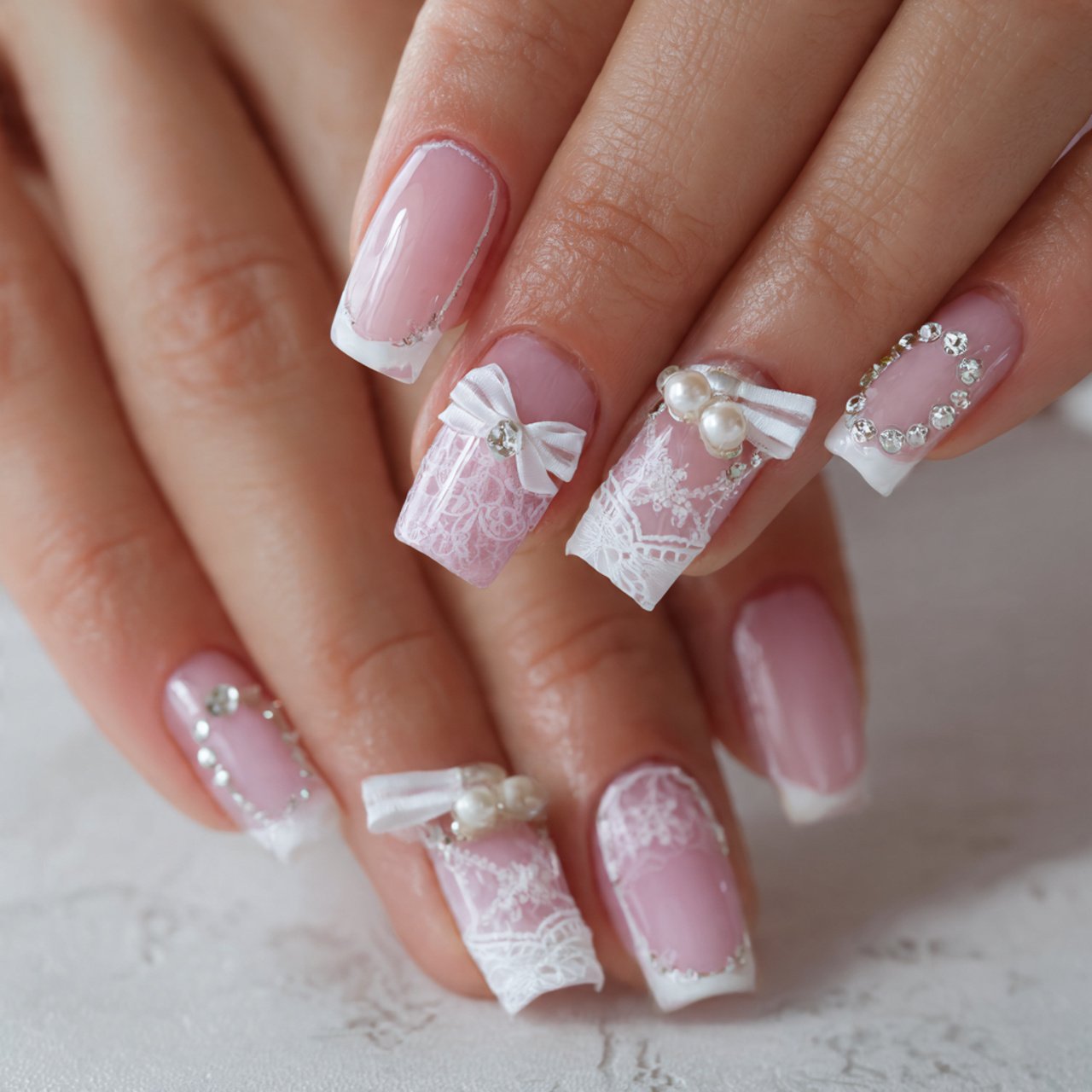 coquette nails