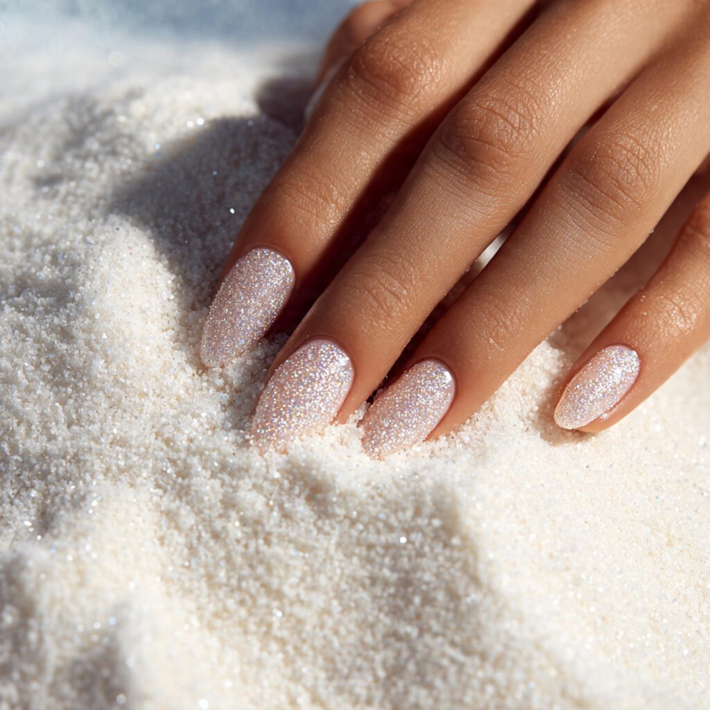 Sparkling Champagne Sand Textures