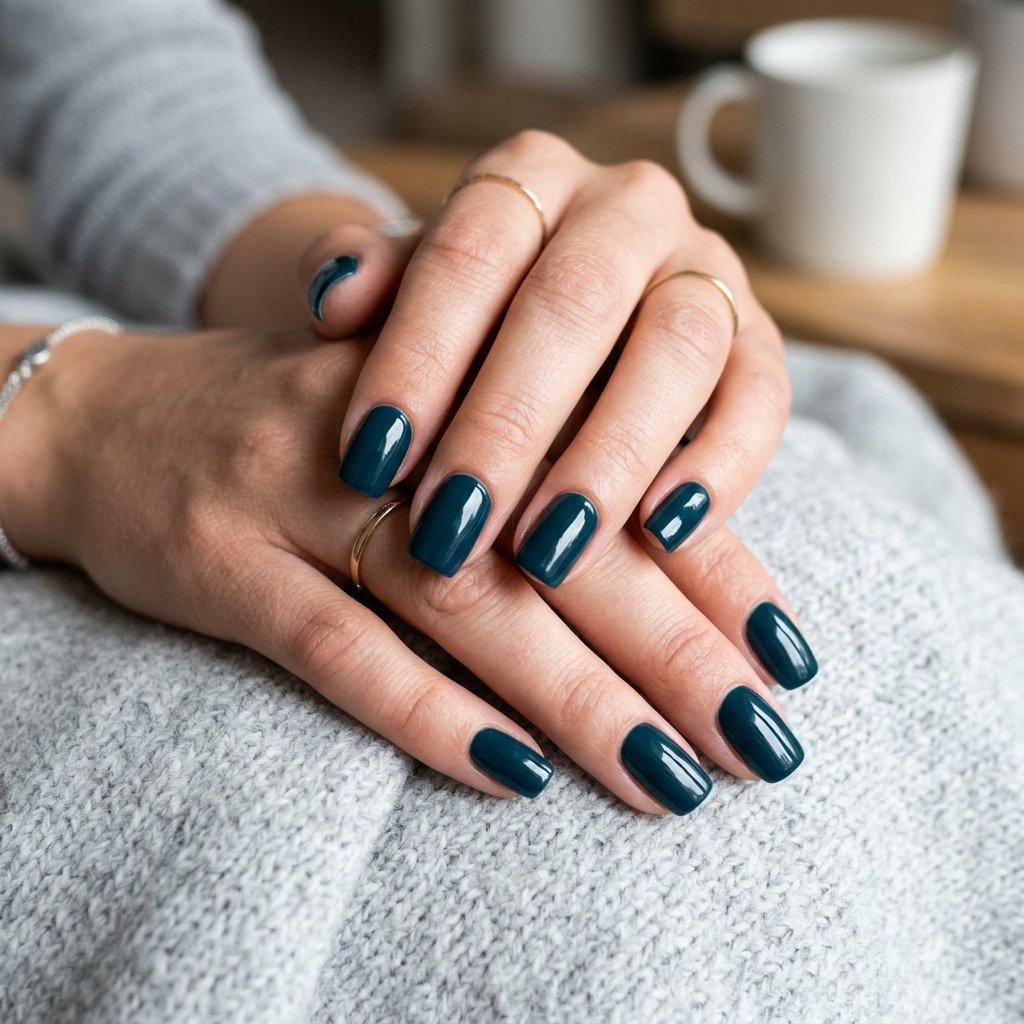 The Best Dark Teal Nails Ideas to Try