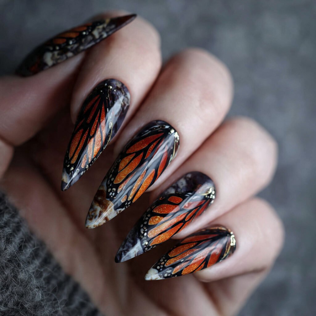 Butterfly Wing Intricate Patterns