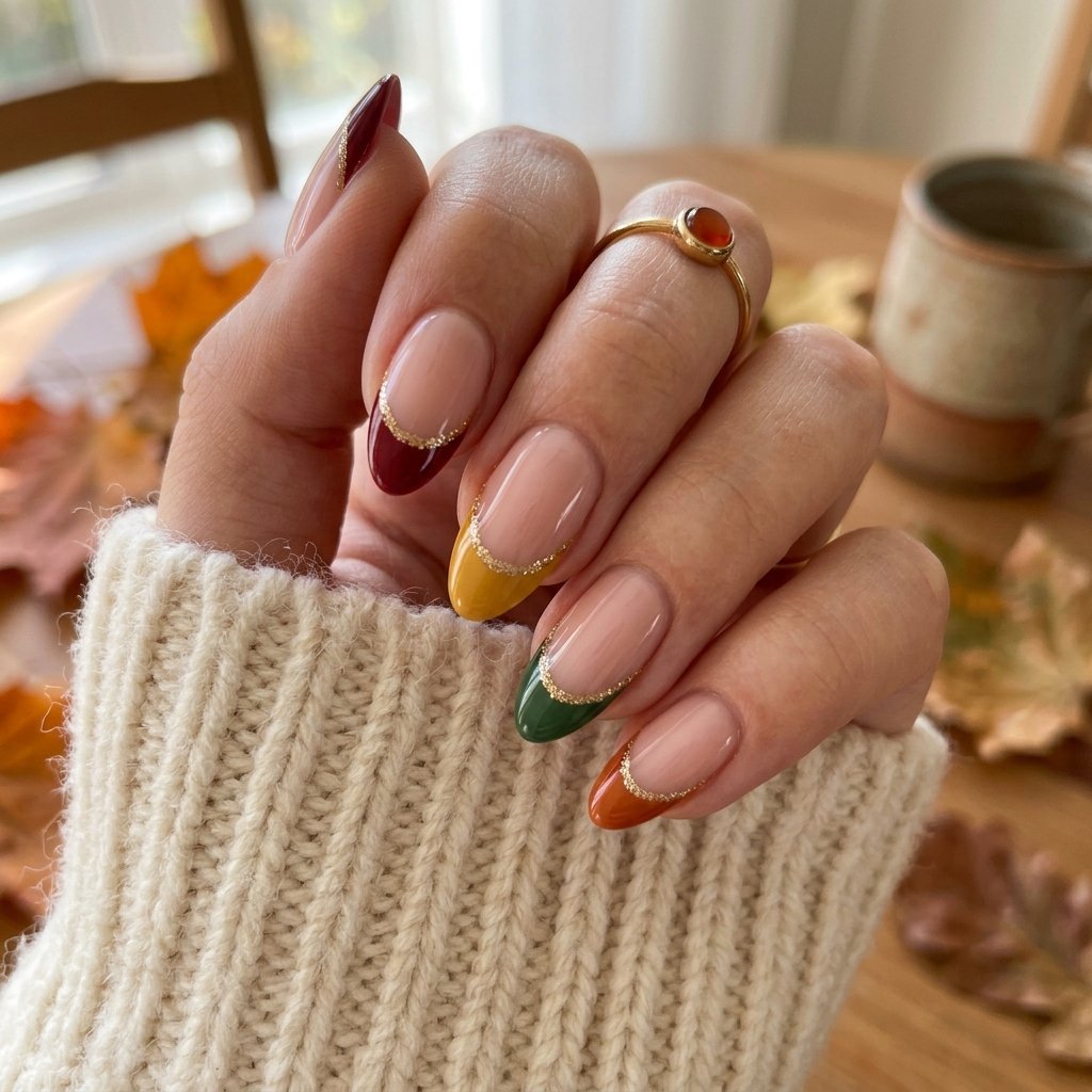 Best Fall French Tip Nails Ideas to Try This Season