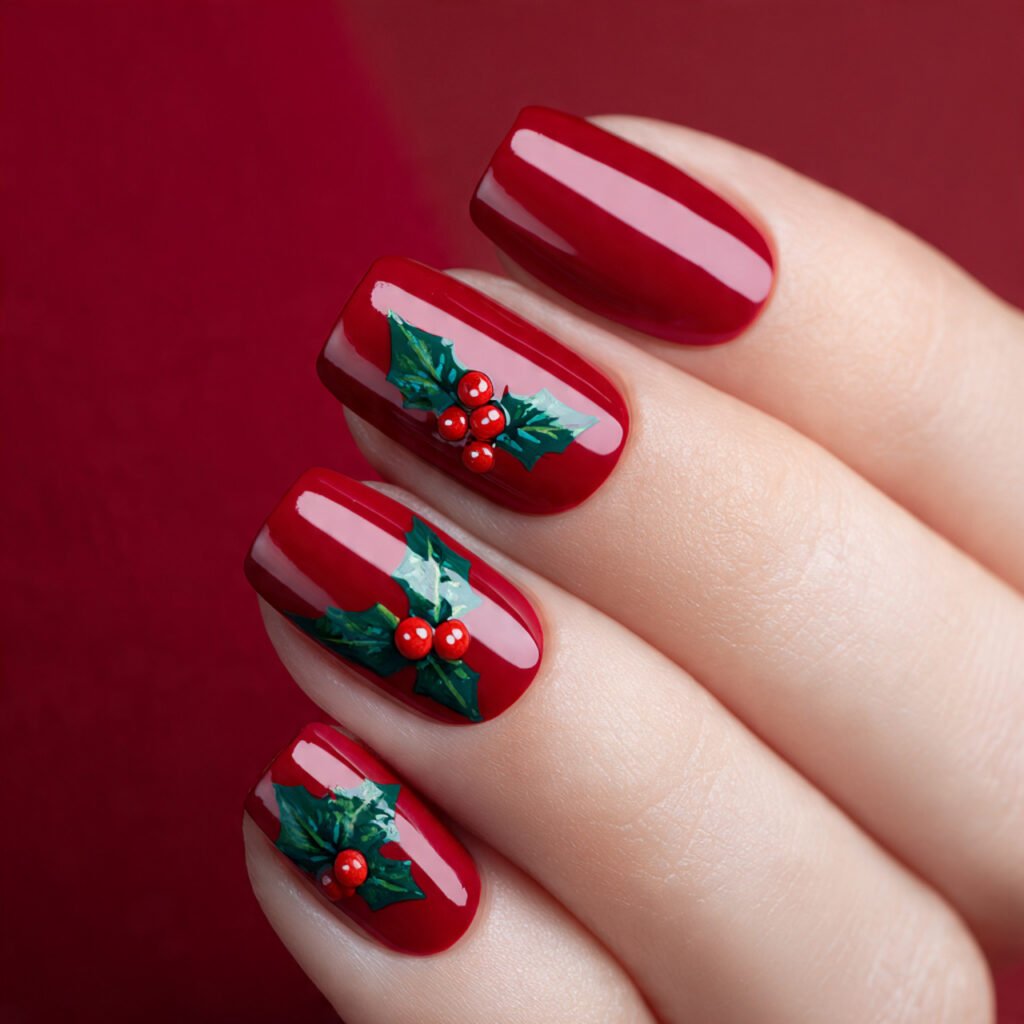 Pine Green and Holly Accents