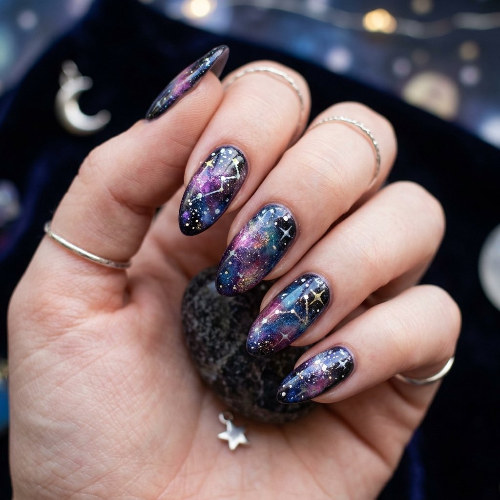 Best Galaxy nails Ideas to Try