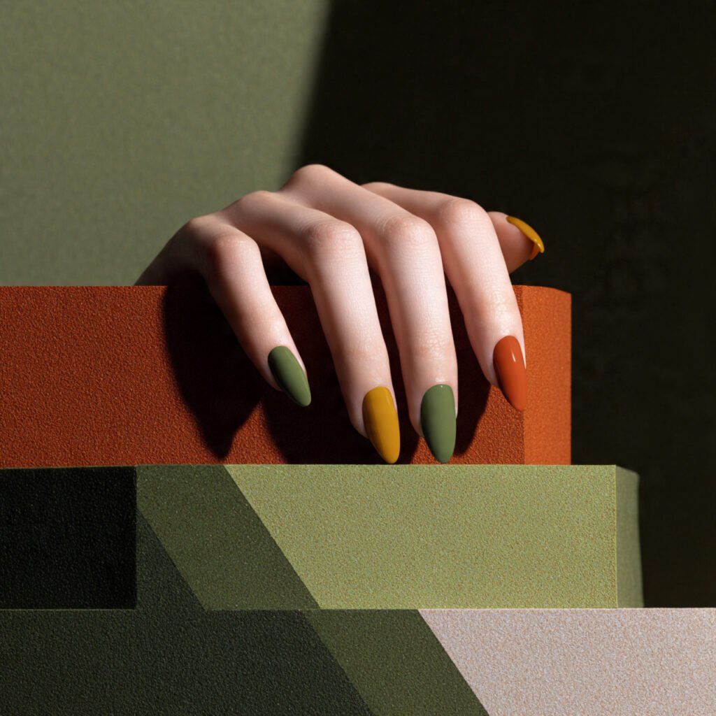 Geometric Earth Tone Blocks
