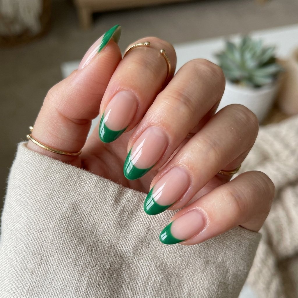 Best Green French Tip Nails Ideas to Try