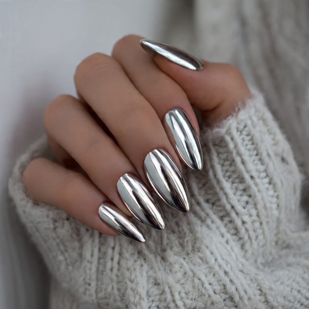 Metallic Silver Chrome Finishes