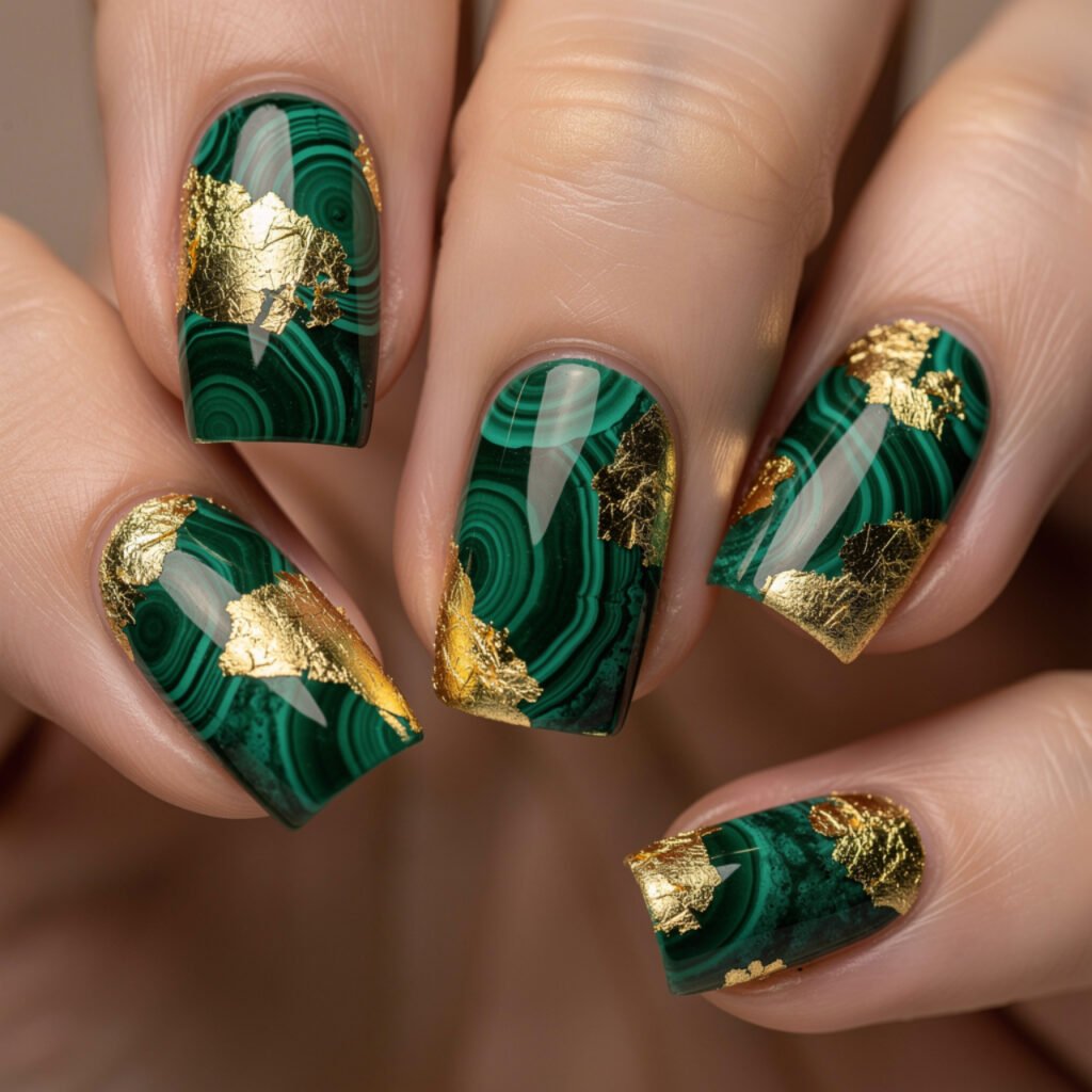 Gilded Malachite Patterns