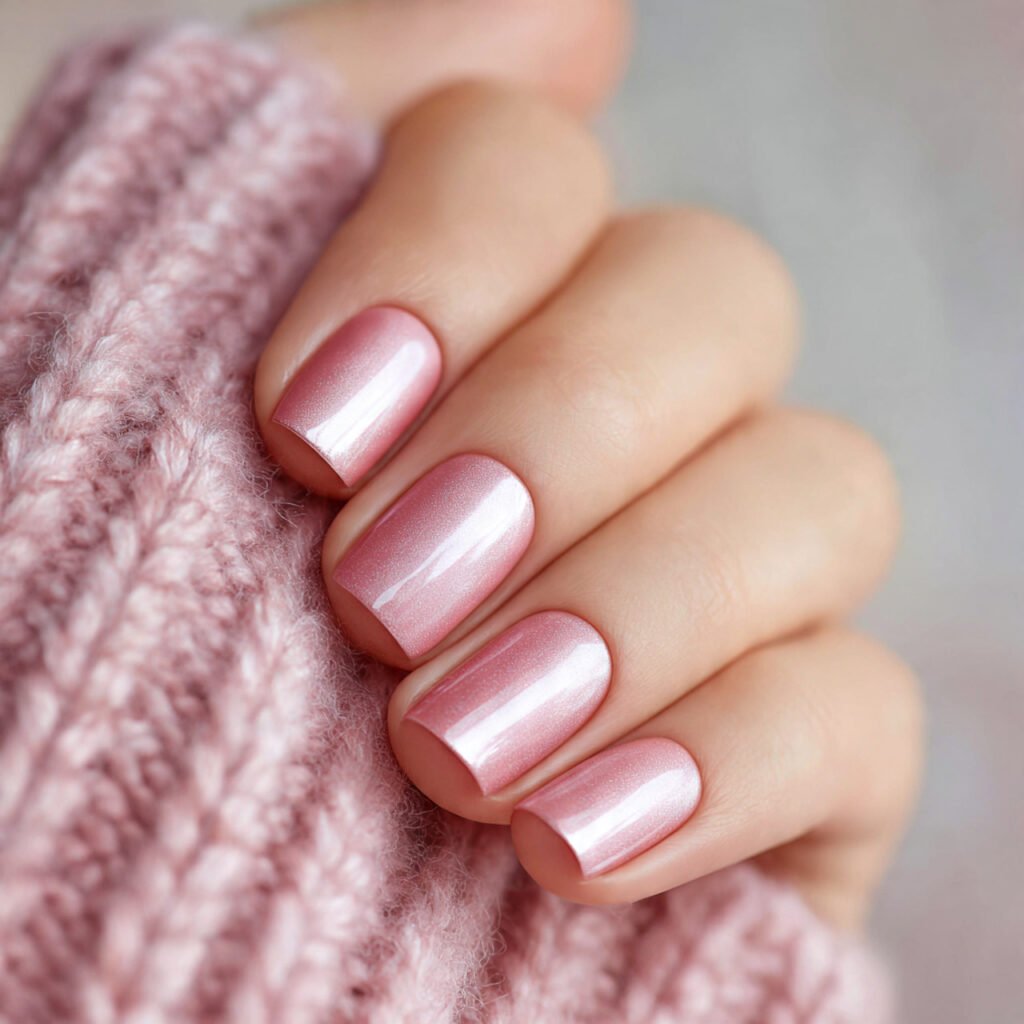Pearlescent Soft Rose Finish