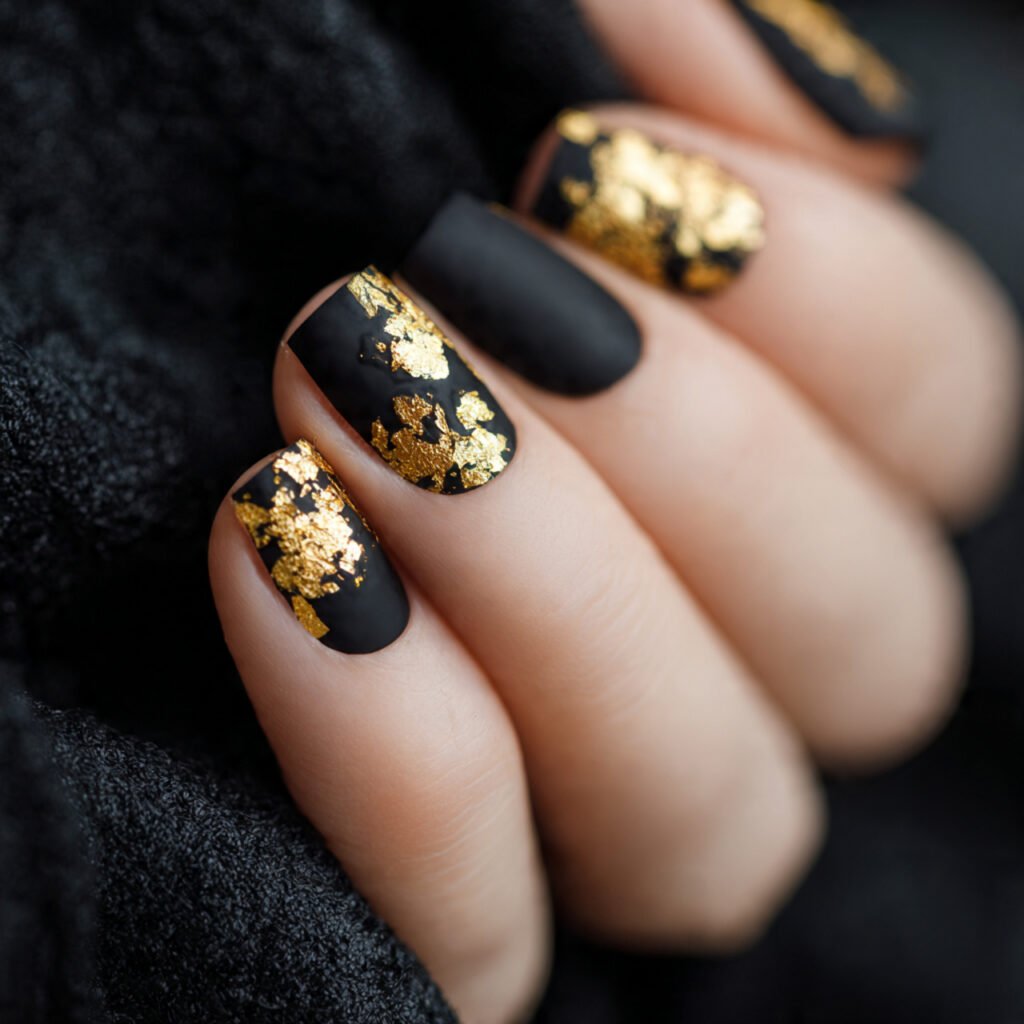 Delicate Gold Leaf Embellishments