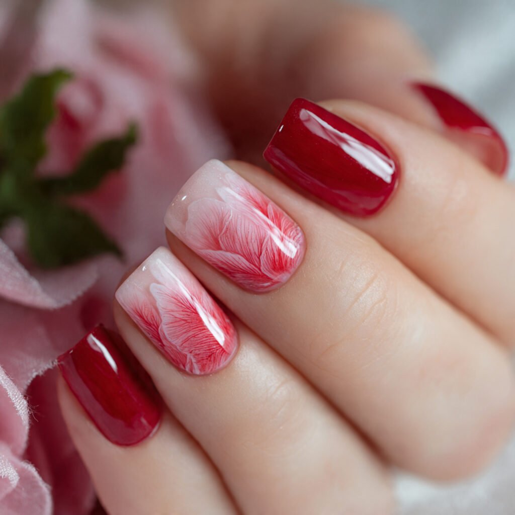 Delicate Poinsettia Petal Designs