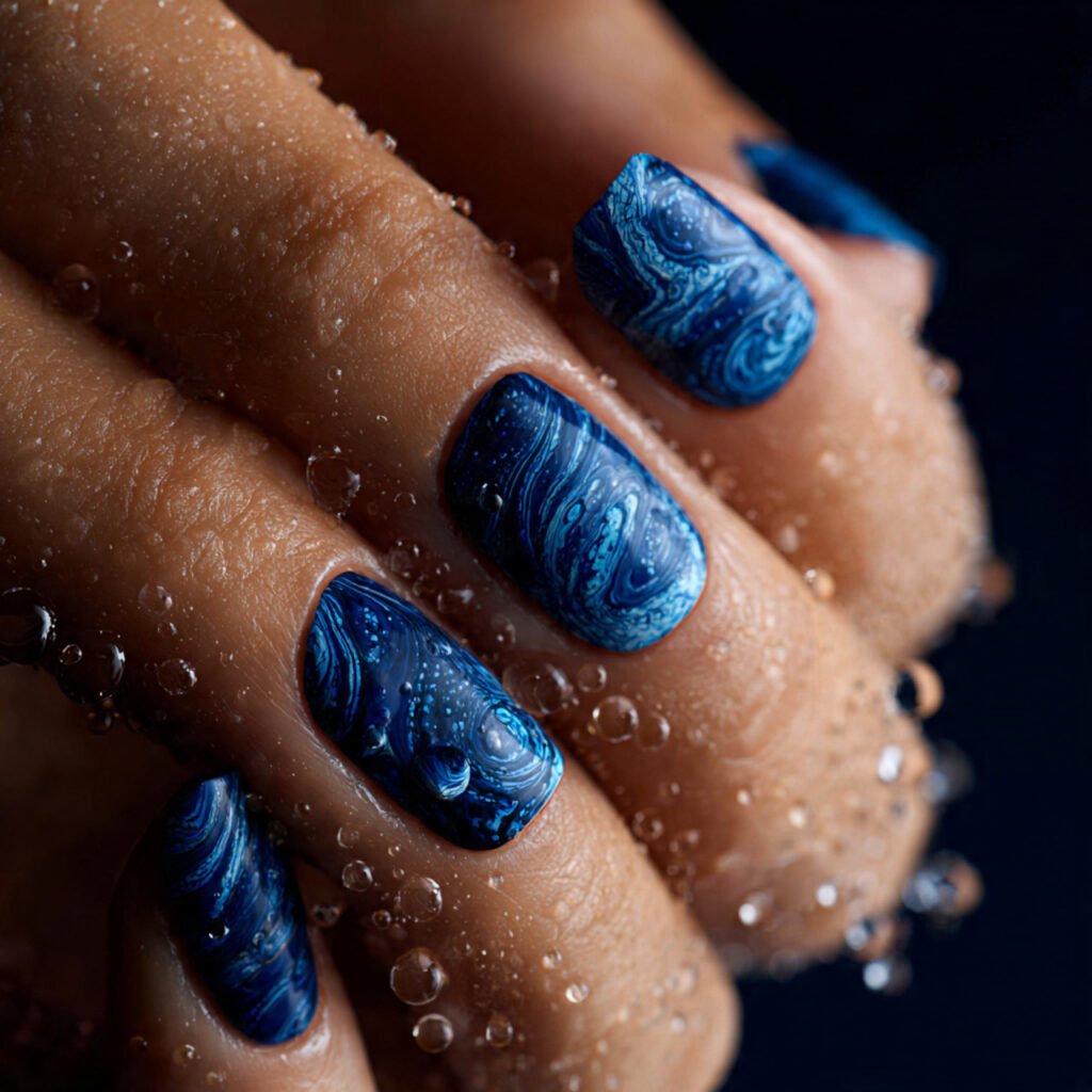Deep Ocean Blue Waves